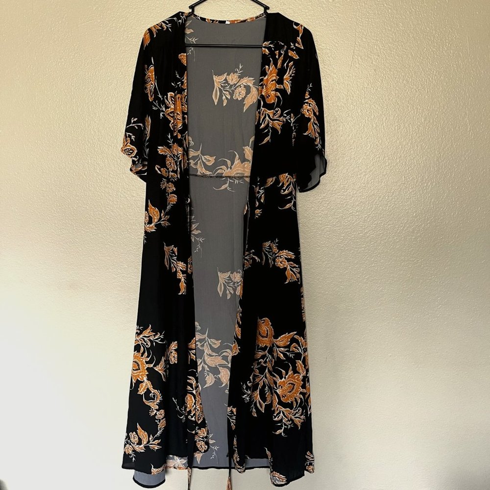 Tie mumu dress
